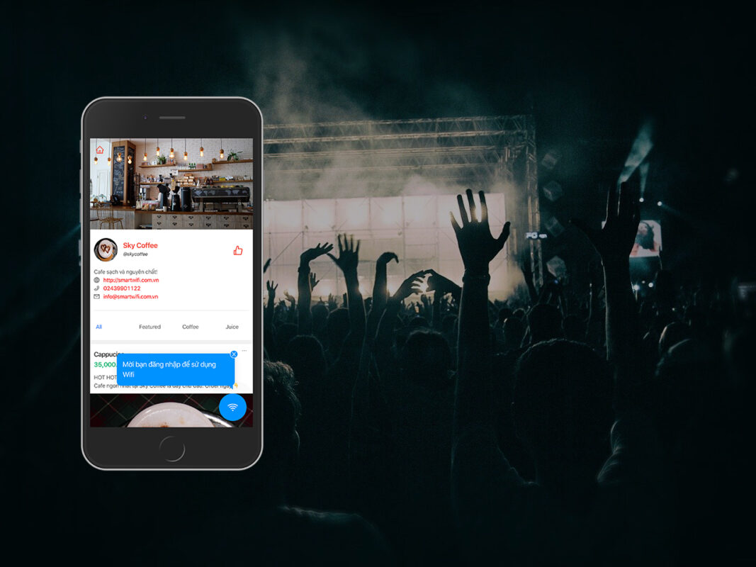 crowded wifi marketing